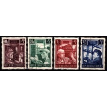 1951. Østrig. Genopbygningen. Komplet sæt.